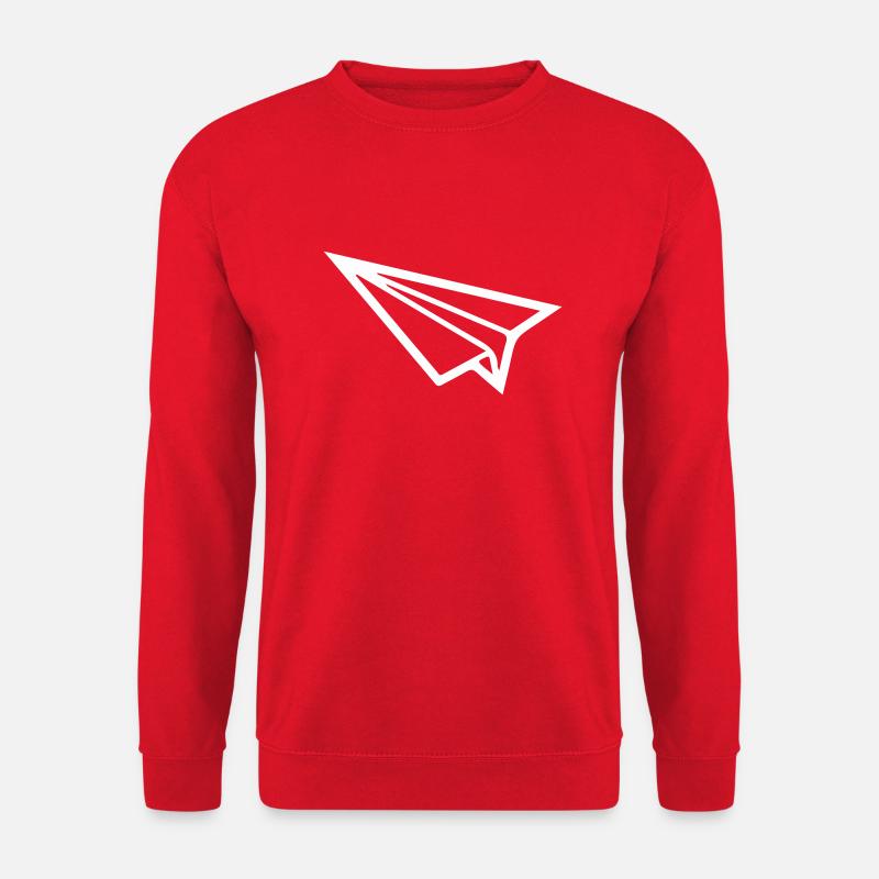 Papierflieger - Unisex Pullover - Rot