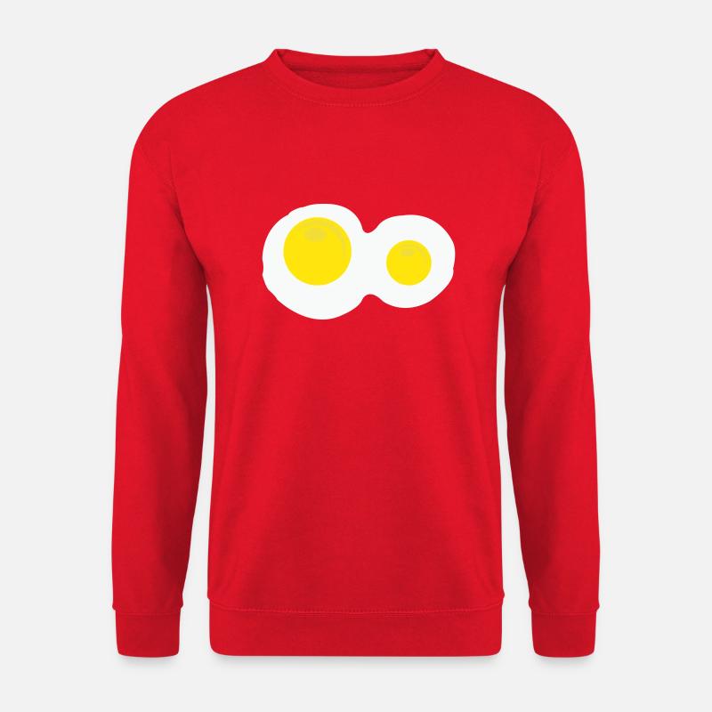 Fried eggs - Unisex Sweatshirt - red