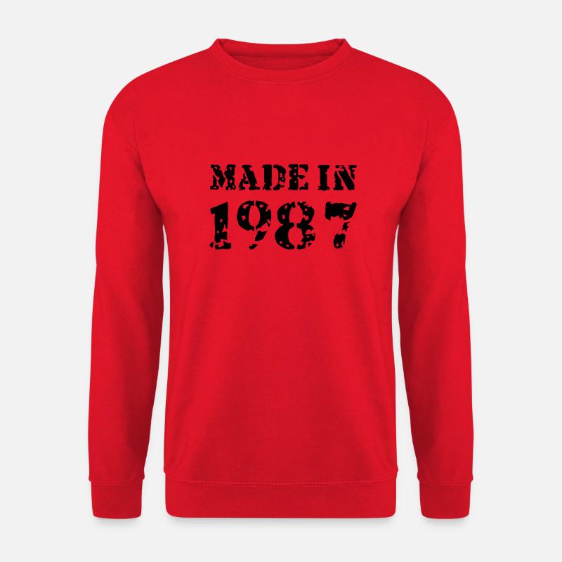 Made in 1987 - Unisex Pullover - Rot