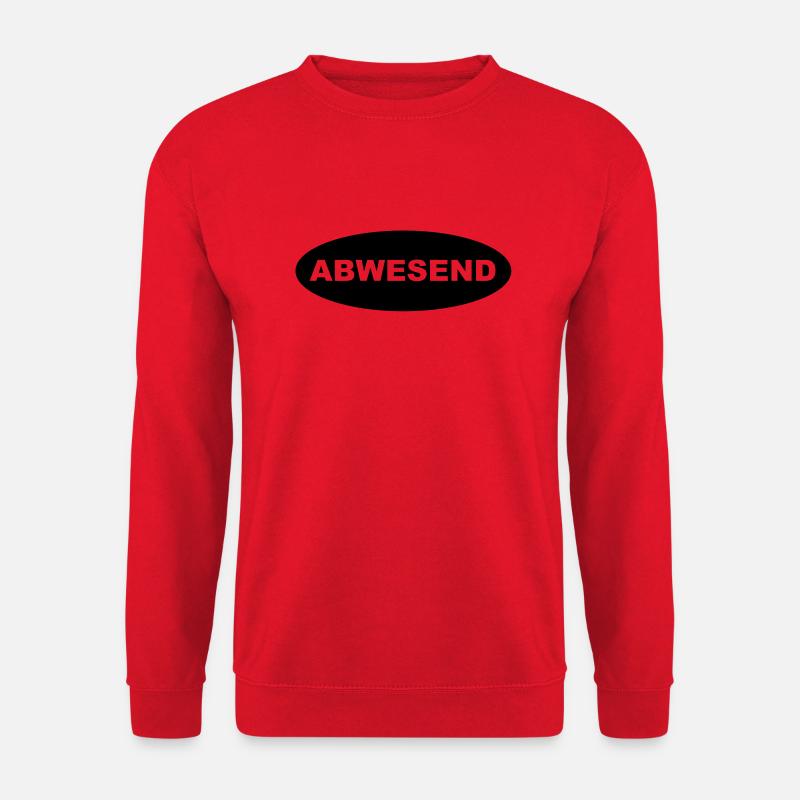 Absent - Sweat-shirt Unisexe - rouge
