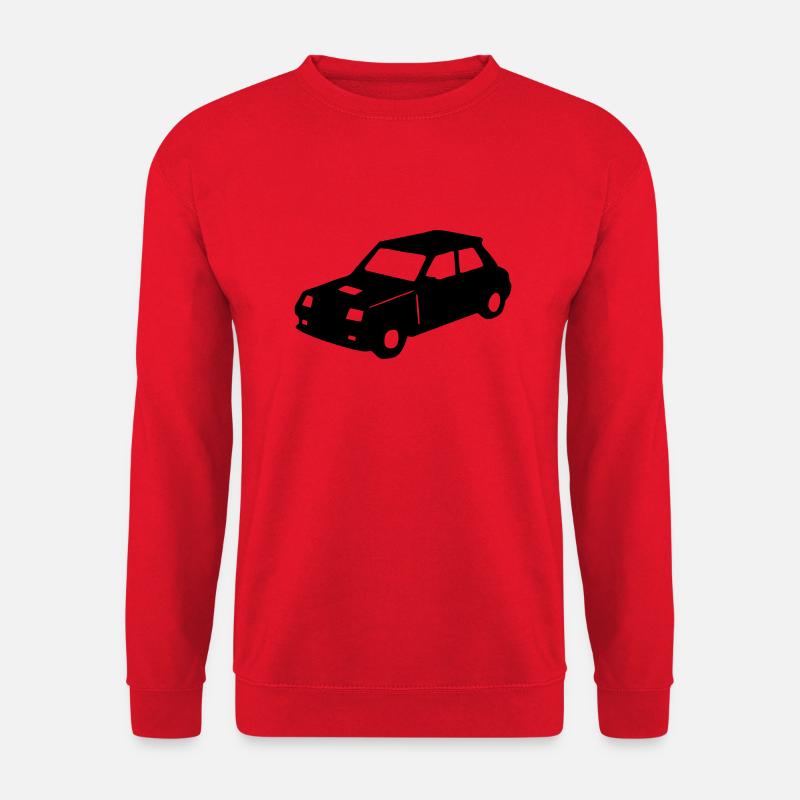 R5 Retro-Oldtimer-Rennwagen - Unisex Pullover - Rot
