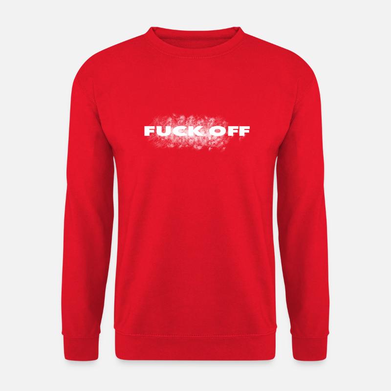 Fuck off - Unisex Pullover - Rot