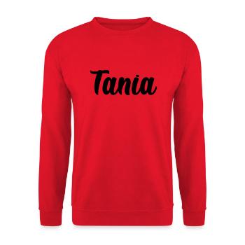 Tania - Unisex Pullover - Rot - Vorne - Alina (178cm) & Michal (187cm)