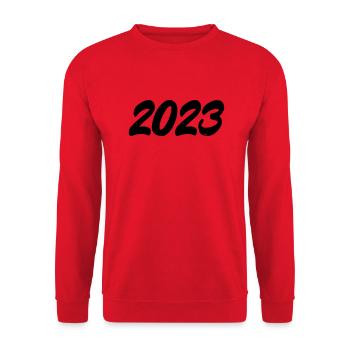 2023 - Unisex Sweatshirt - red - Front - Alina (178cm) & Michal (187cm)