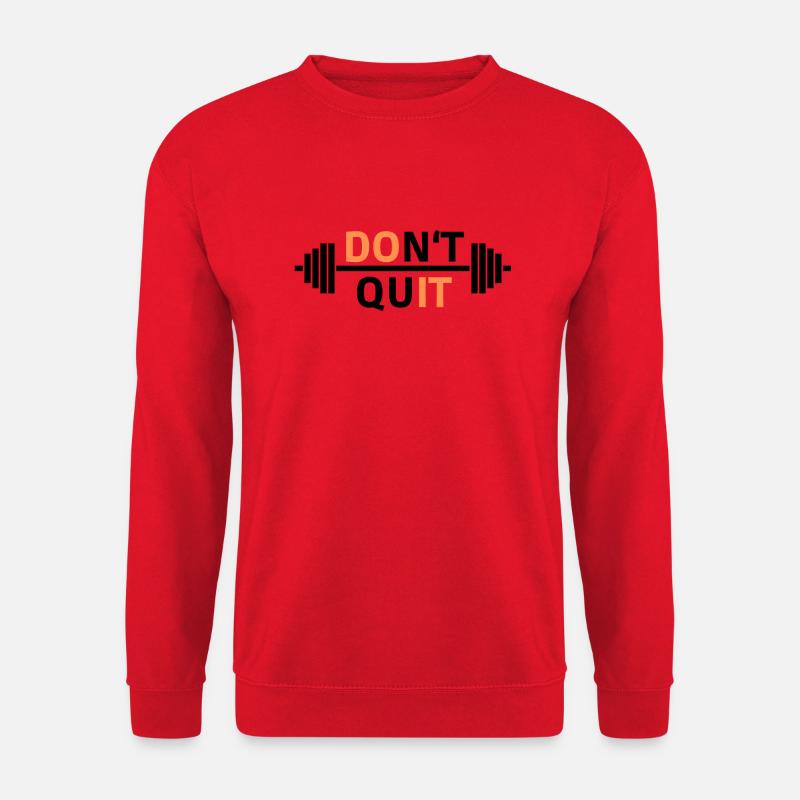 DONT QUIT - Unisex Pullover - Rot