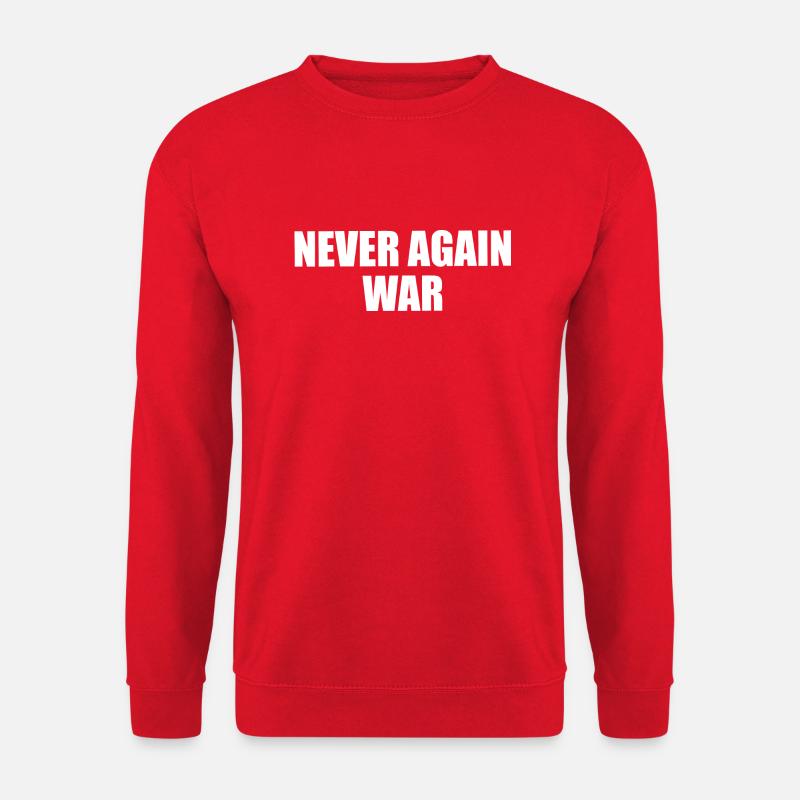 never again war - Unisex Sweatshirt - red