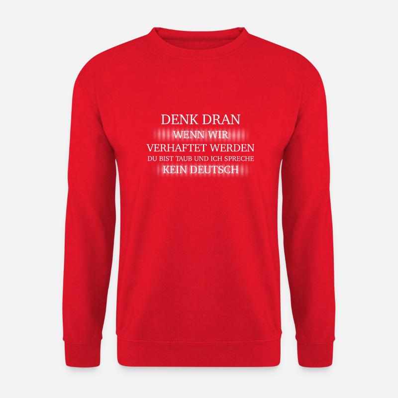 Arrested White - Unisex Sweatshirt - red