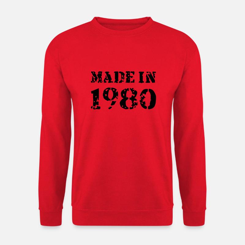 Made in 1980 - Unisex Sweatshirt - red