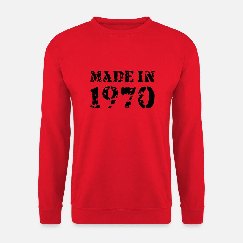 Made in 1970 - Unisex Sweatshirt - red