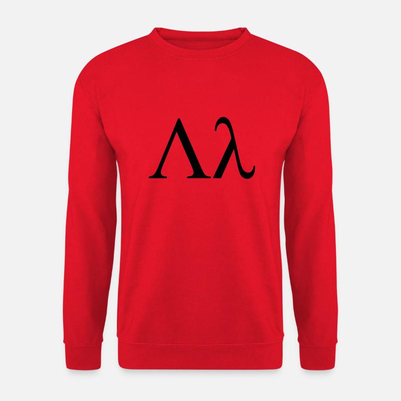 Lambda griechischen Buchstaben Bruderschaft von - Unisex Pullover - Rot