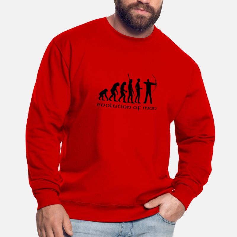 evolution_bogenschiessen_b Unisex Sweatshirt