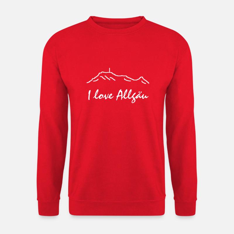 I love Allgäu - Unisex Sweatshirt - red