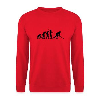 Evolution Hockey 2 - Unisex Pullover - Rot - Vorne - Alina (178cm) & Michal (187cm)