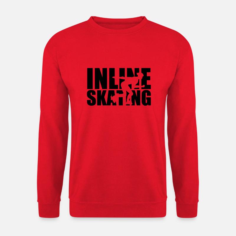 Inline skating - Unisex Sweatshirt - red