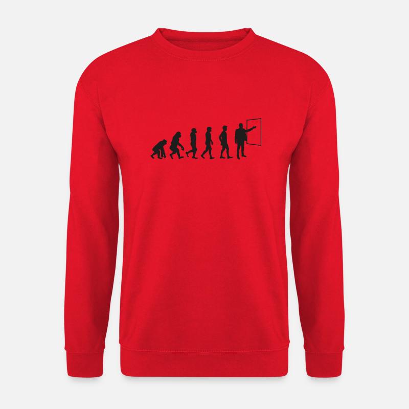 école evolution cadeau professeur professeur - Sweat-shirt Unisexe - rouge