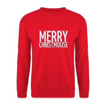 Paroles de l’idée cadeau d’anniversaire de Bubaprints - Sweat-shirt Unisexe - rouge - Devant - Alina (178cm) & Michal (187cm)