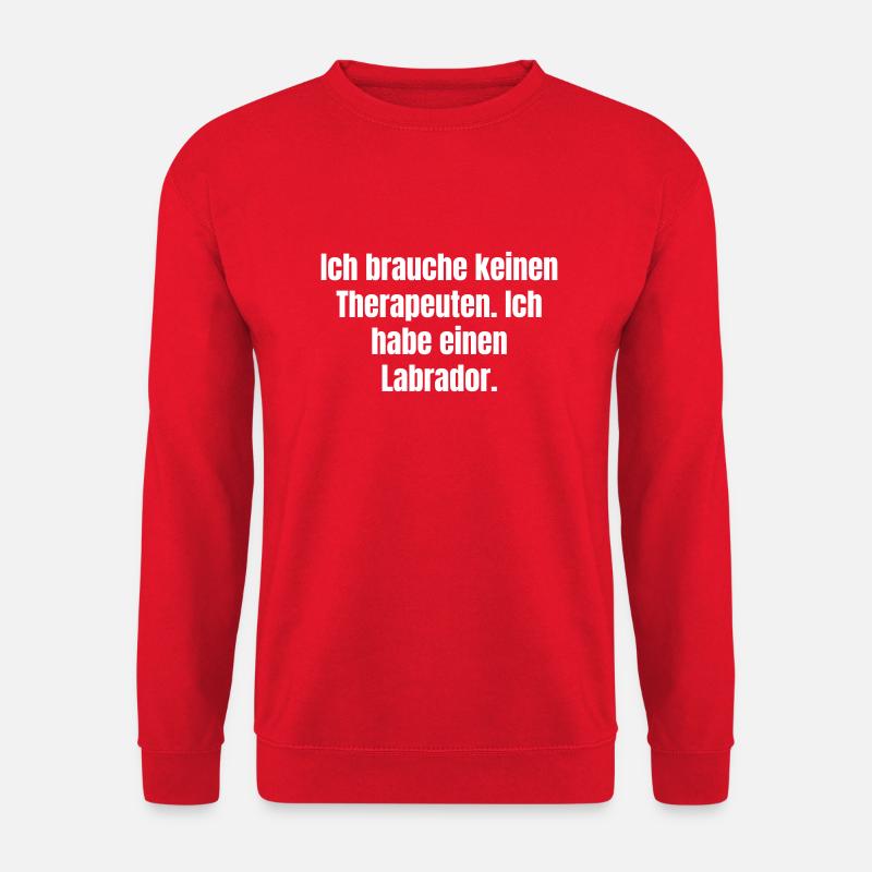 Hundebesitzer Labrador - Unisex Pullover - Rot