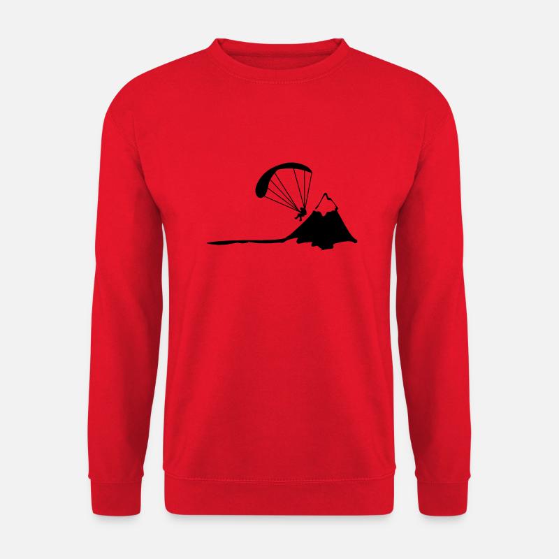 paragliding - Unisex Pullover - Rot