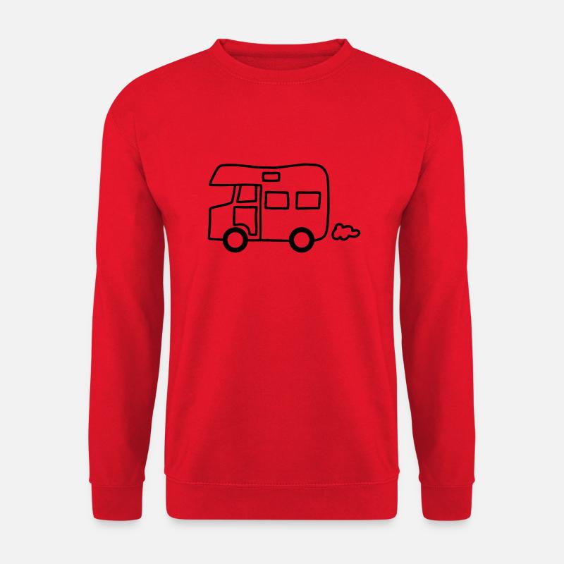 Wohnmobil - Caravan - Unisex Pullover - Rot