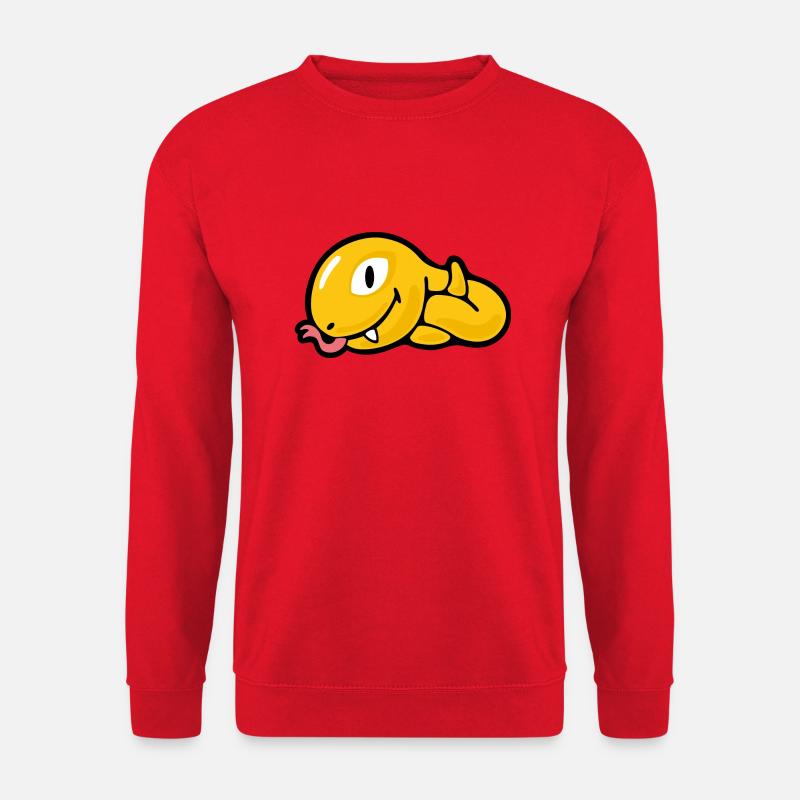 Smiley Snake - Unisex Pullover - Rot