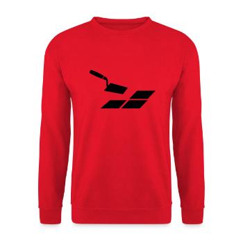 Carreleur - Sweat-shirt Unisexe - rouge - Devant - Alina (178cm) & Michal (187cm)