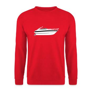 Bateau Bavaria 33 Sport - Sweat-shirt Unisexe - rouge - Devant - Alina (178cm) & Michal (187cm)