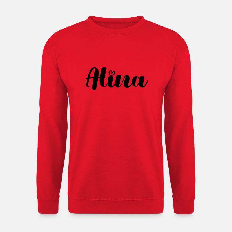 alina - Unisex Pullover - Rot