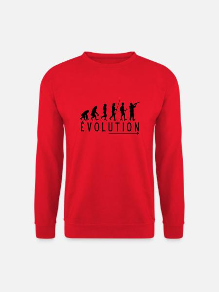 La chasse - Sweat-shirt Unisexe - rouge