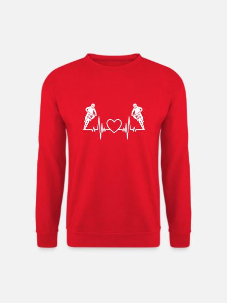 Radfahrer Fahrradfahrer Radfahren Fahrrad Radeln - Unisex Pullover - Rot