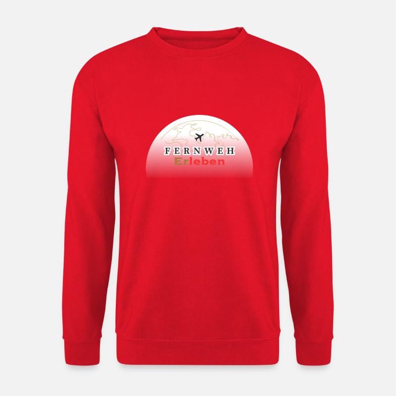 Wanderlust: Your next adventure - Unisex Sweatshirt - red