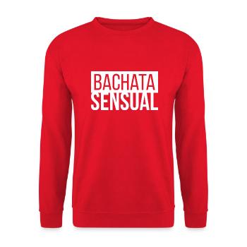 bachata sensual - Sweat-shirt Unisexe - rouge - Devant - Alina (178cm) & Michal (187cm)
