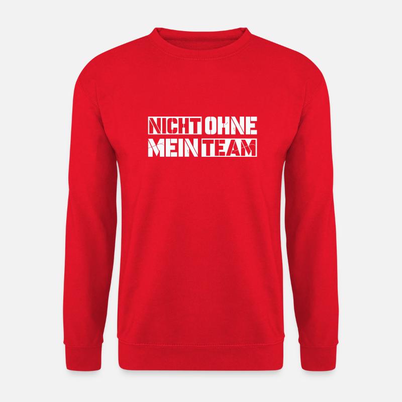 without my team - Unisex Sweatshirt - red