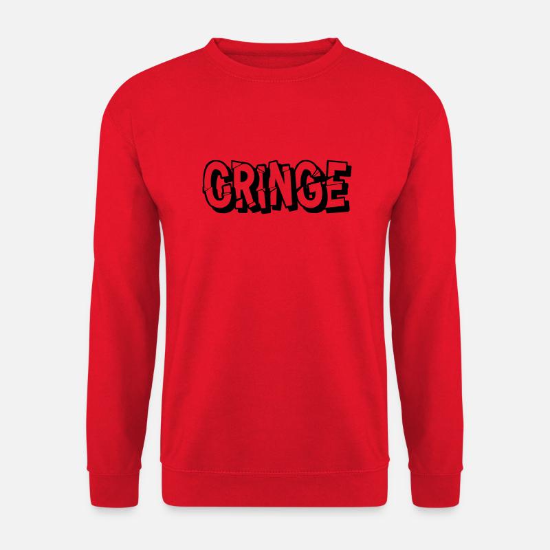 cringe - Unisex Pullover - Rot