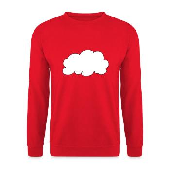 Weather Cloud Clouds Rain Sky Vector 18 - Unisex Sweatshirt - red - Front - Alina (178cm) & Michal (187cm)