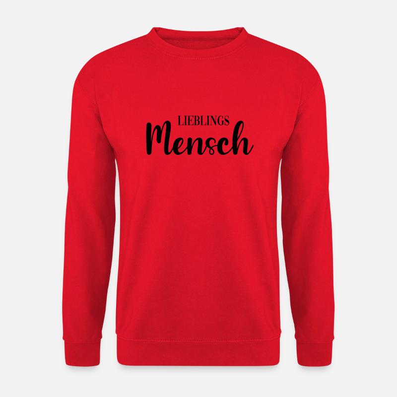 Lieblingsmensch - Unisex Pullover - Rot