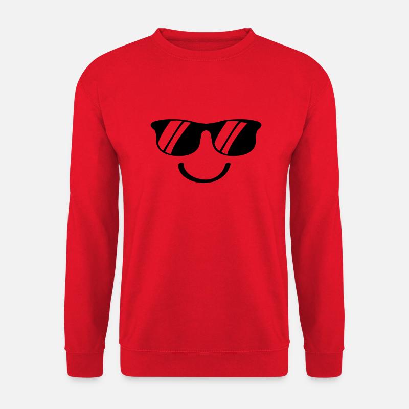 smile - Unisex Pullover - Rot