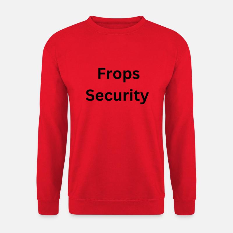 Frops Security - Unisex Sweatshirt - red