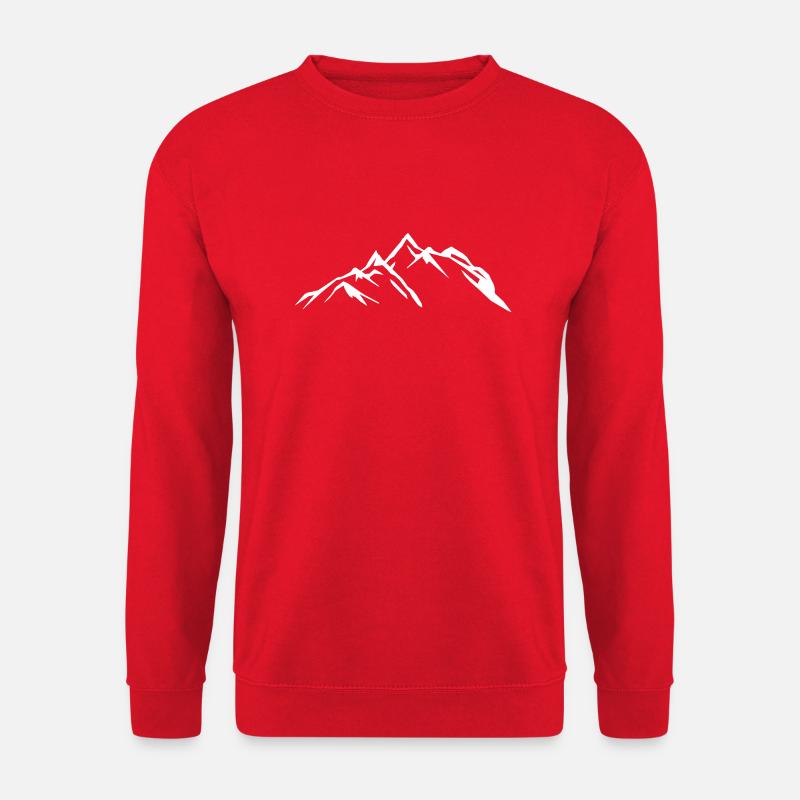berge - Unisex Pullover - Rot