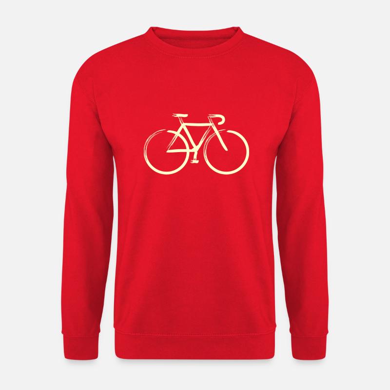Creme-Striche - Unisex Pullover - Rot