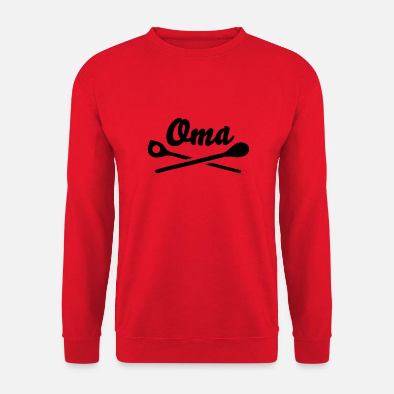 Oma - kochen - Unisex Pullover - Rot