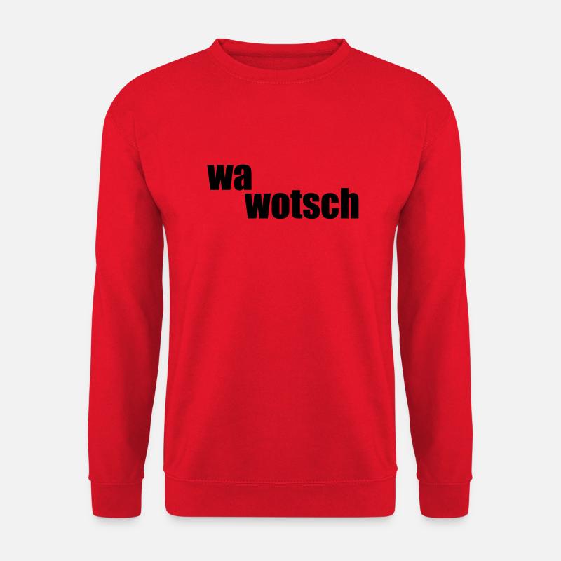 wa wotsch - Unisex Pullover - Rot