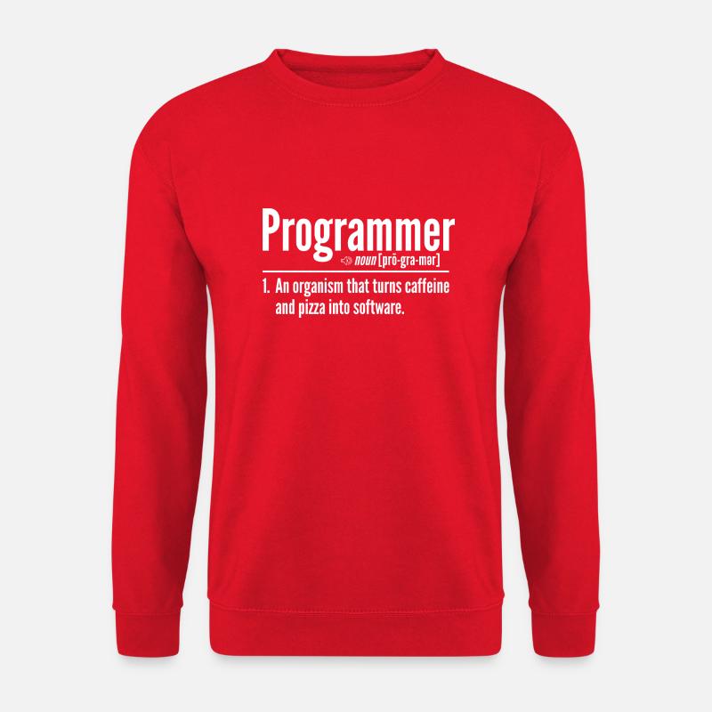 Programmer - Unisex Sweatshirt - red