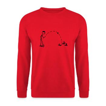 boule - Unisex Pullover - Rot - Vorne - Alina (178cm) & Michal (187cm)