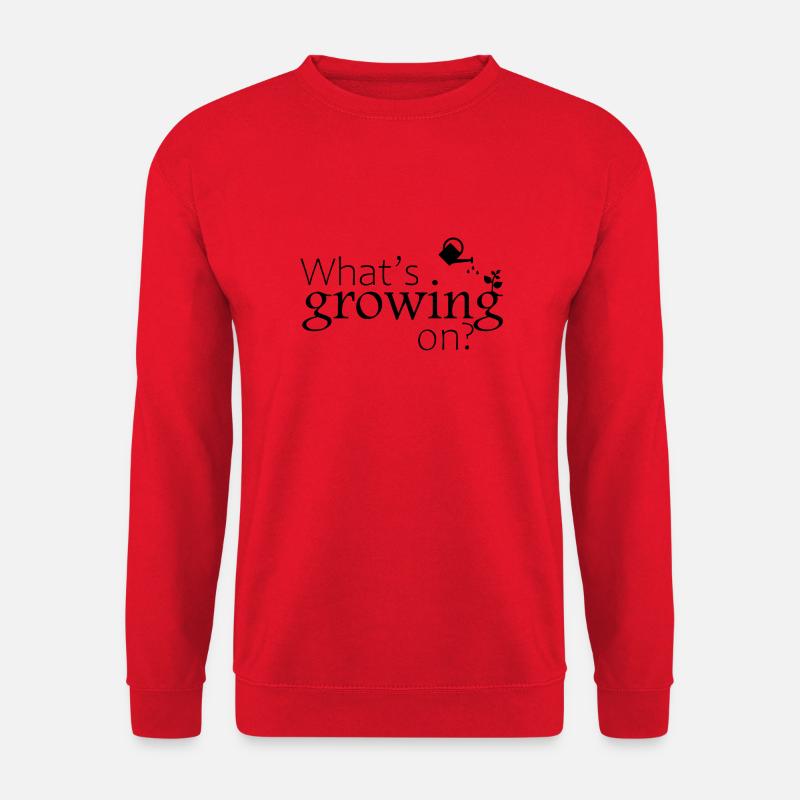 What's growing on? - Unisex Pullover - Rot