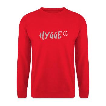 Hygge 24h - Unisex Sweatshirt - red - Front - Alina (178cm) & Michal (187cm)