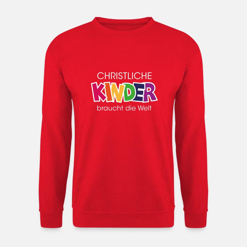 christliche Kinder - Unisex Pullover - Rot