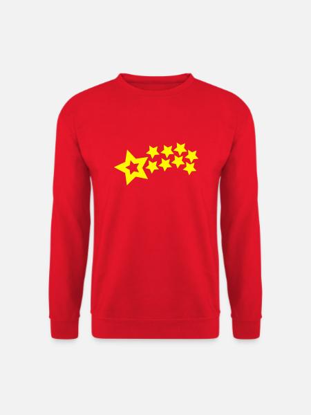 Sternschnuppe / shooting star - Unisex Pullover - Rot