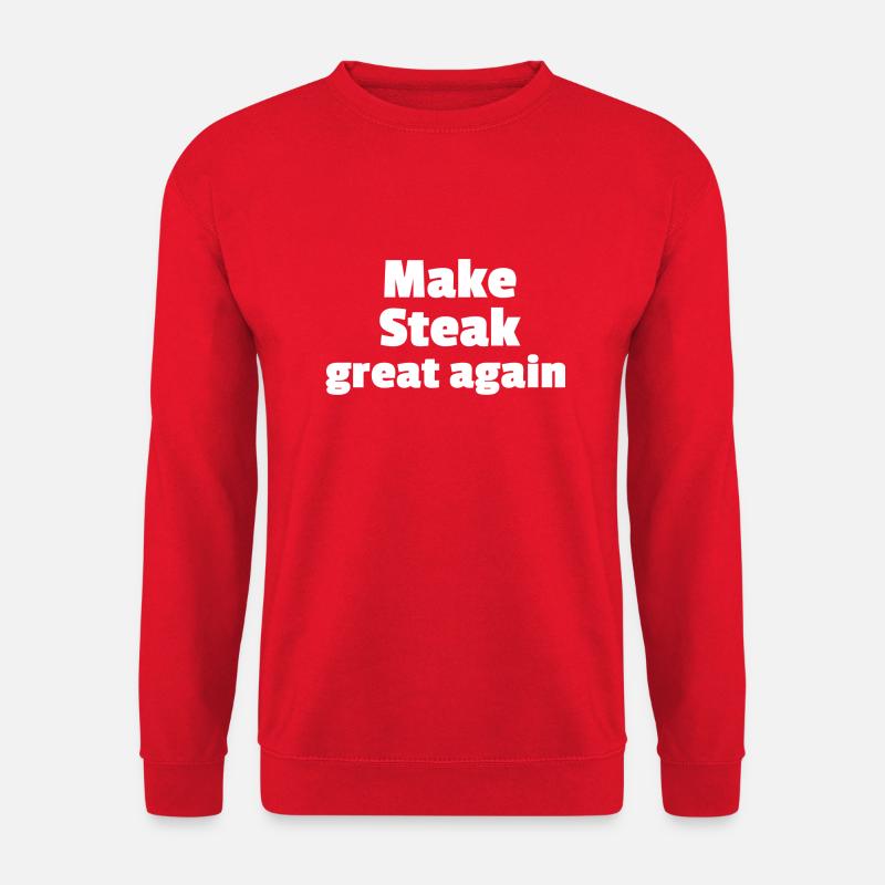 Make Steak great again - Unisex Pullover - Rot