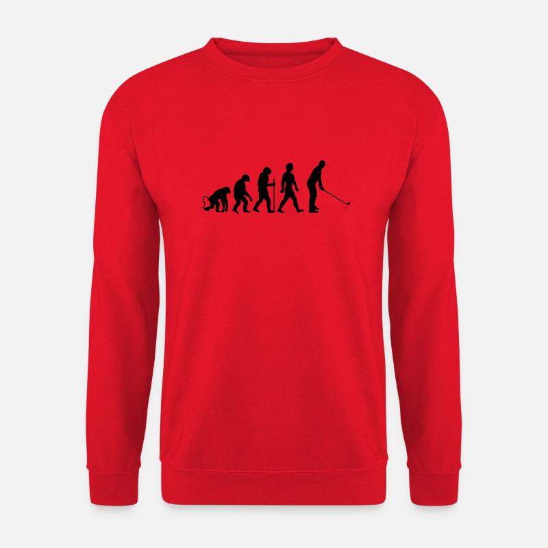 Golf Évolution - Sweat-shirt Unisexe - rouge