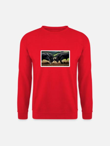 Herens Bulls Ranking Match - Unisex Sweatshirt - red